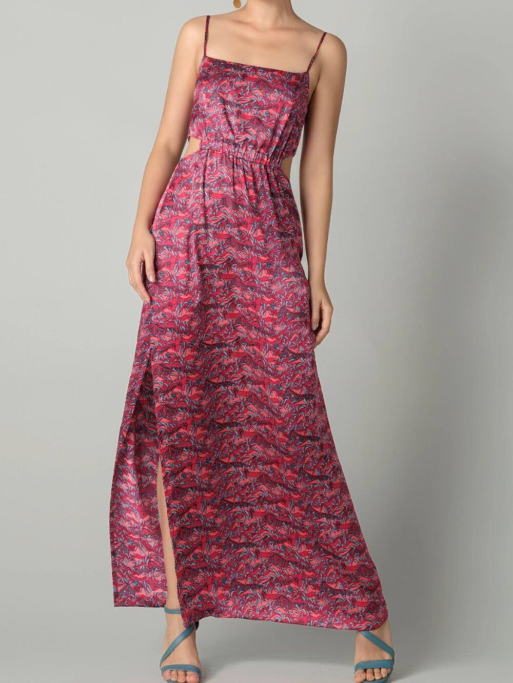 NWOT Metiseko Cochoa Dress in Radiant Cai Red Silk Maxi Dress